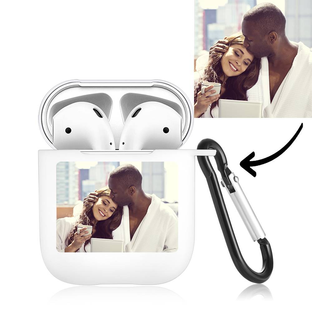 Photo Earphone Case for AirPods Couples Gift - White - Giftlab