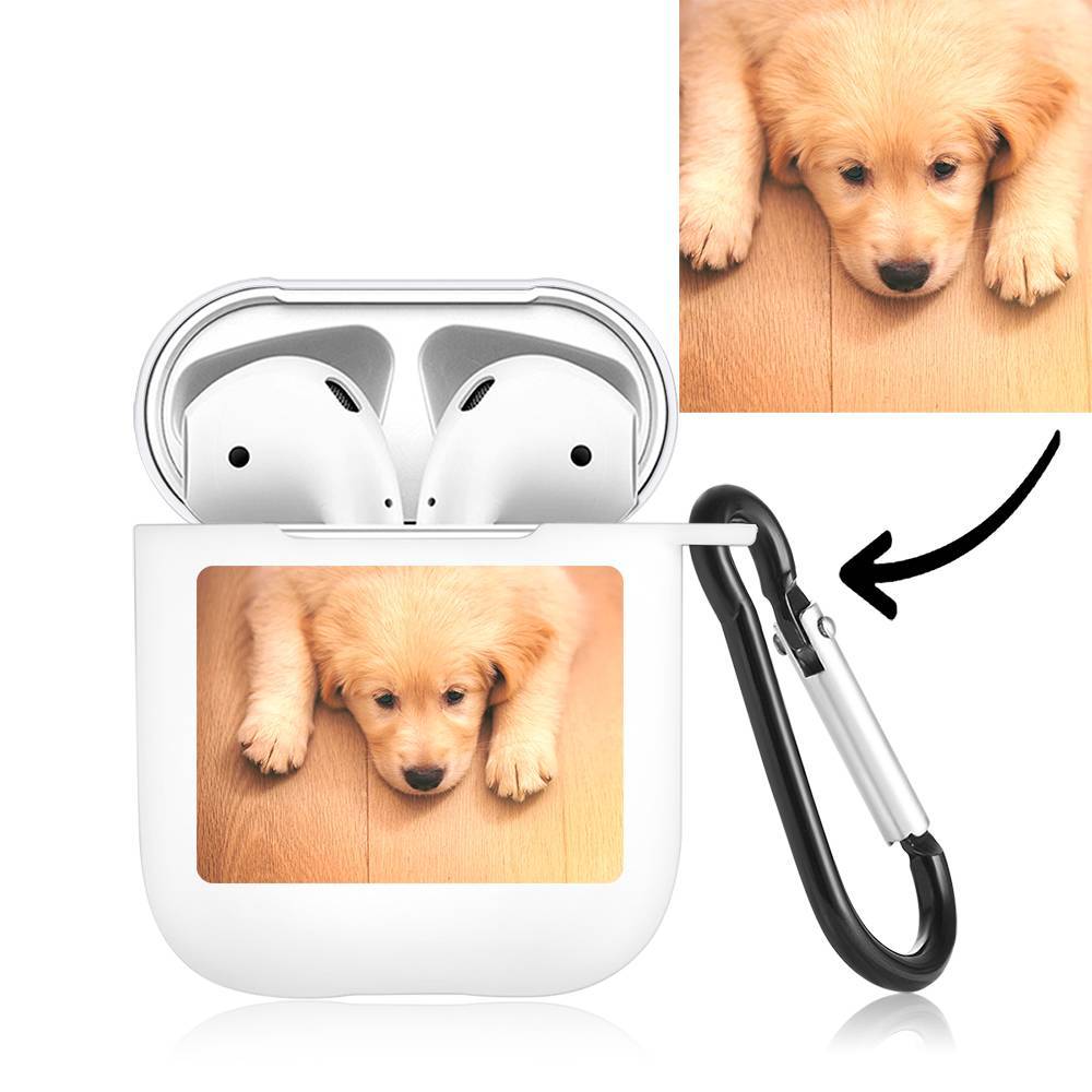 Custom Photo Earphone Case for AirPods Lovely Dog - White - Giftlab