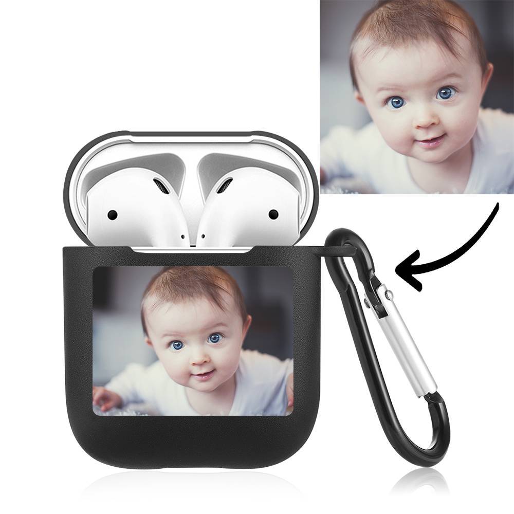 Photo Earphone Case for AirPods Cute Baby - Black - Giftlab