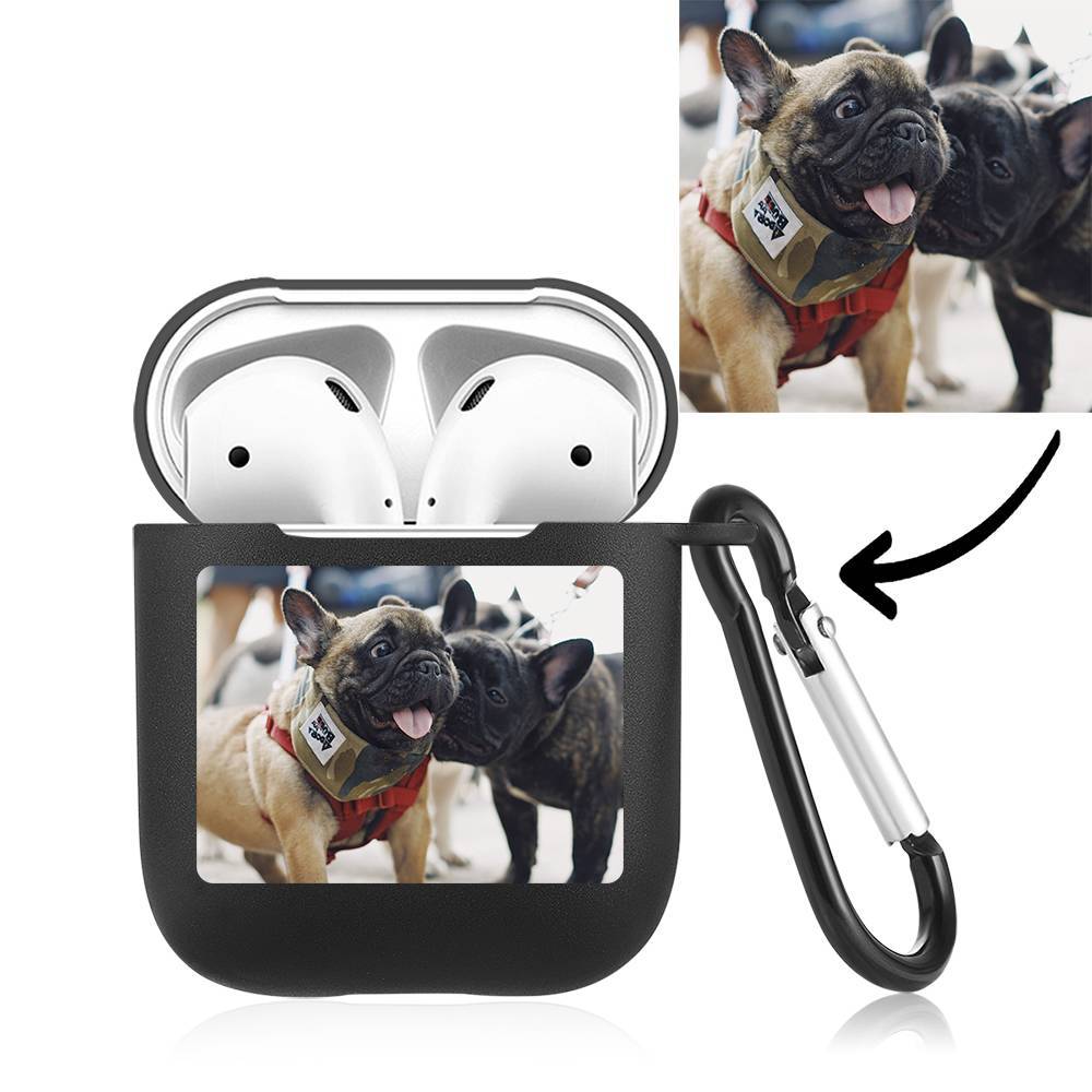 Custom Photo Earphone Case for AirPods Lovely Dog, Earphone Cover Protective Cover - Black - Giftlab