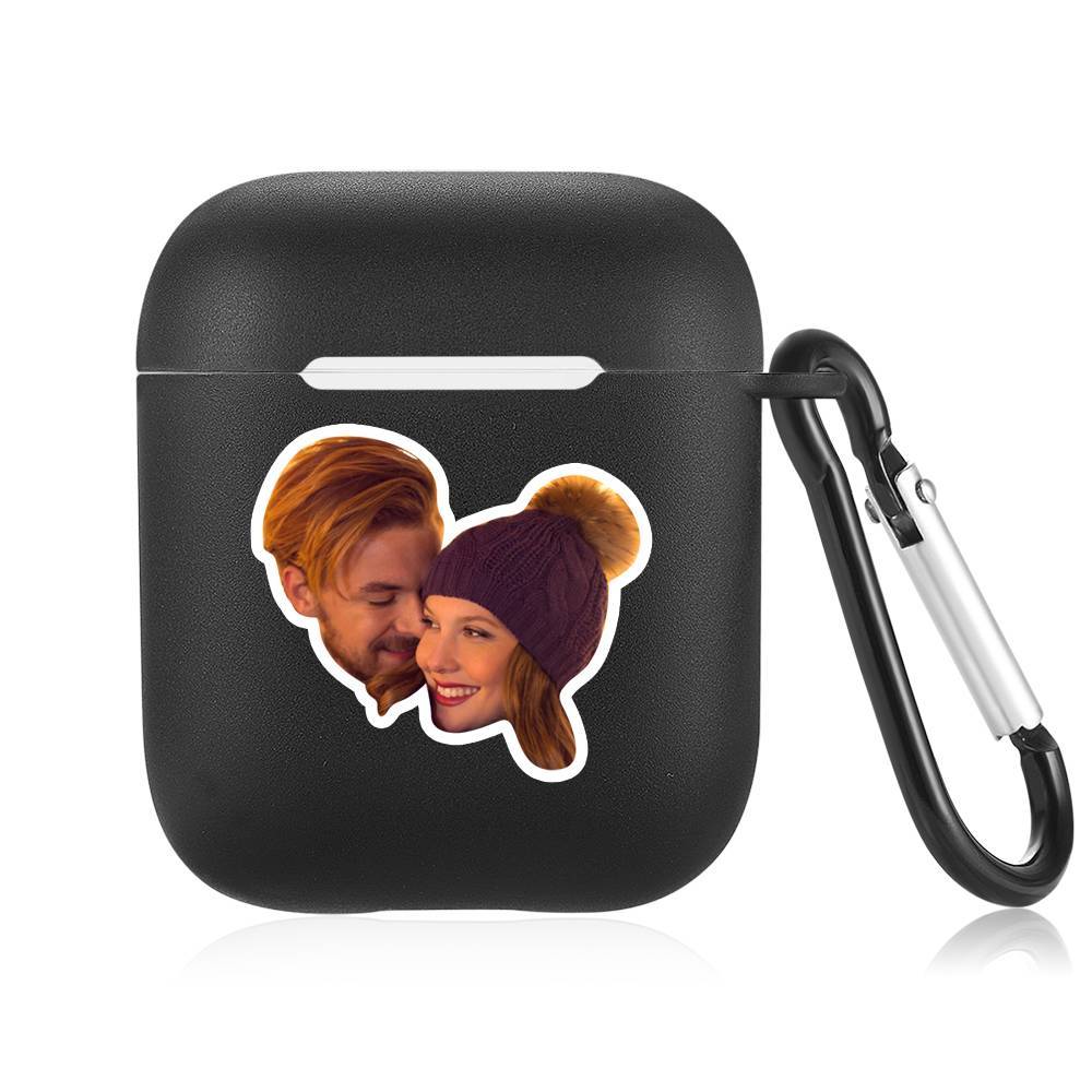 Custom Photo Earphone Case for AirPods Couple's Gift Black - Avatar - Giftlab