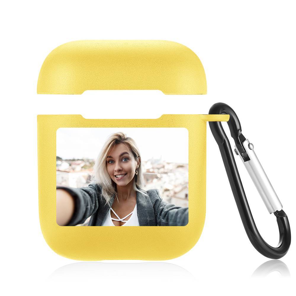 Custom Photo Airpods Case Earphone Case Yellow - Giftlab