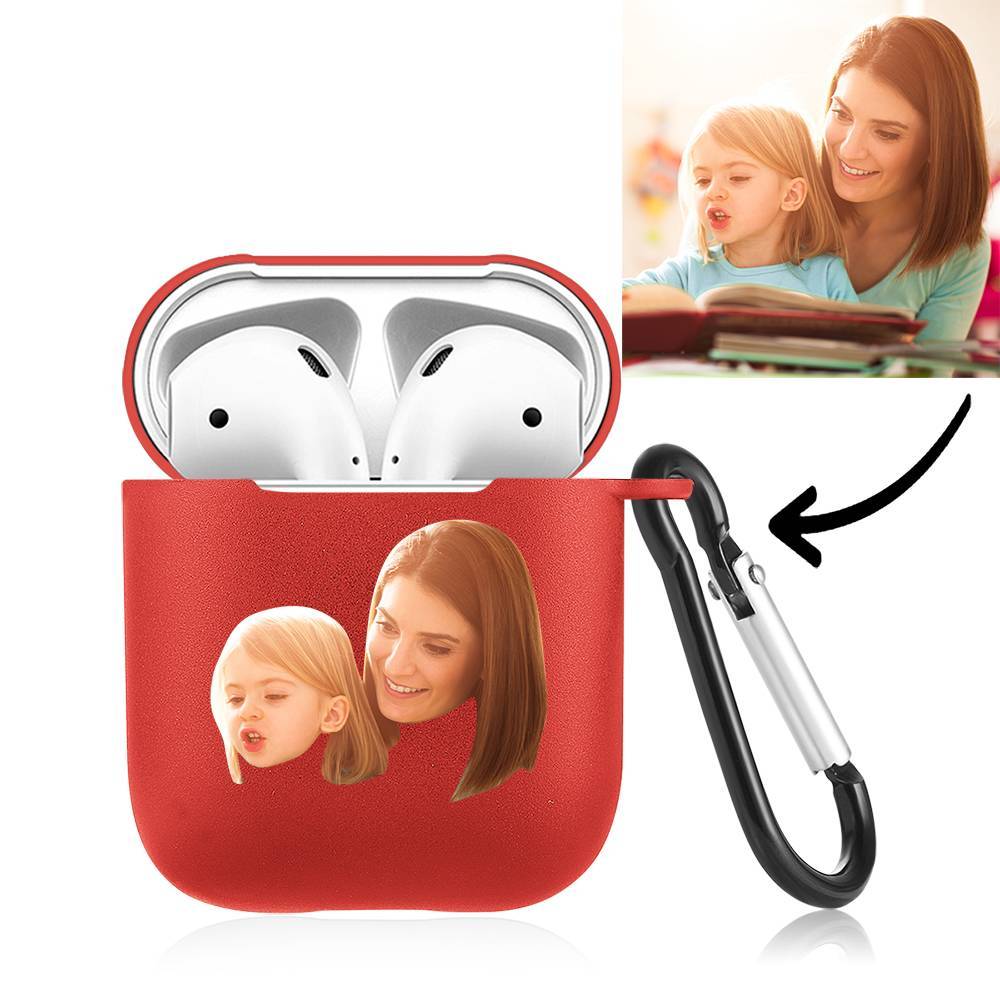Custom Photo Airpods Case Earphone Case Red - Avatar - Giftlab
