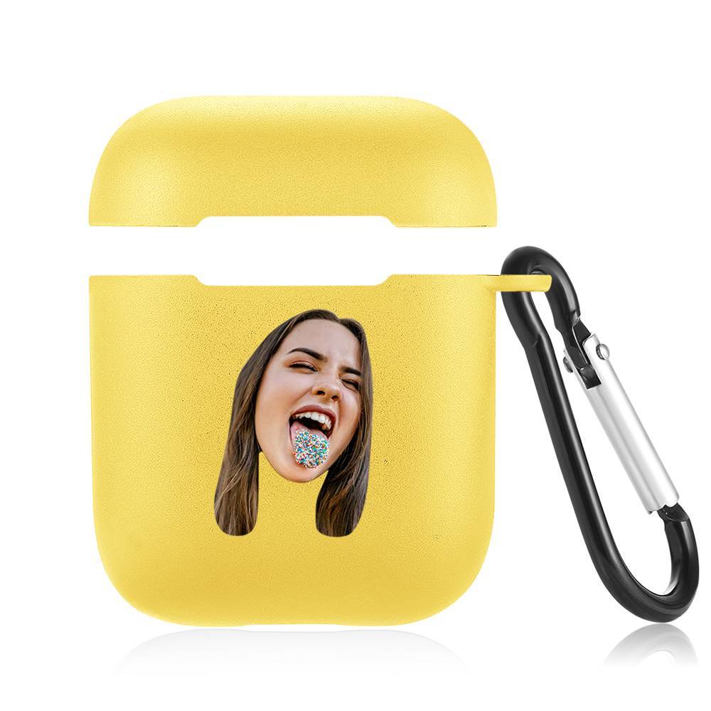 Custom Photo Airpods Case Earphone Case Yellow - Avatar - Giftlab