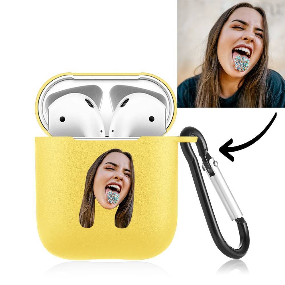 Custom Photo Airpods Case Earphone Case Yellow - Avatar - Giftlab