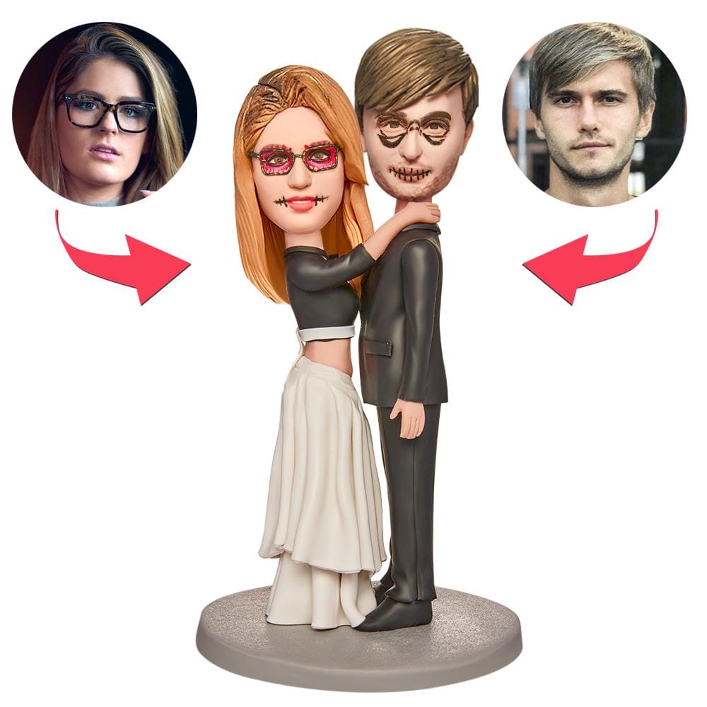 Custom Bobblehead Custom Halloween Gifts for Couple Wedding - Giftlab