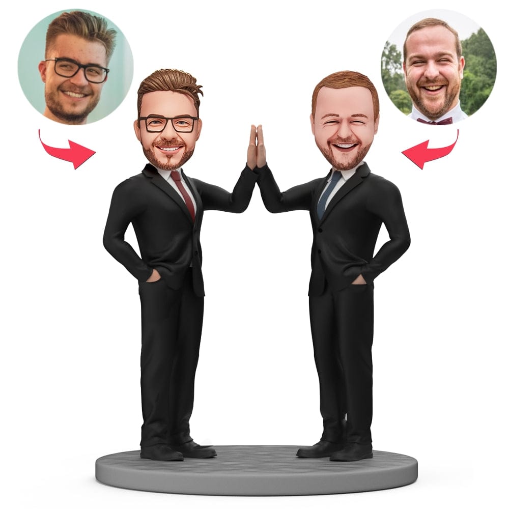 Best Partner Custom Bobblehead Gift For Team Mate/Colleagues/Business Partner - Giftlab