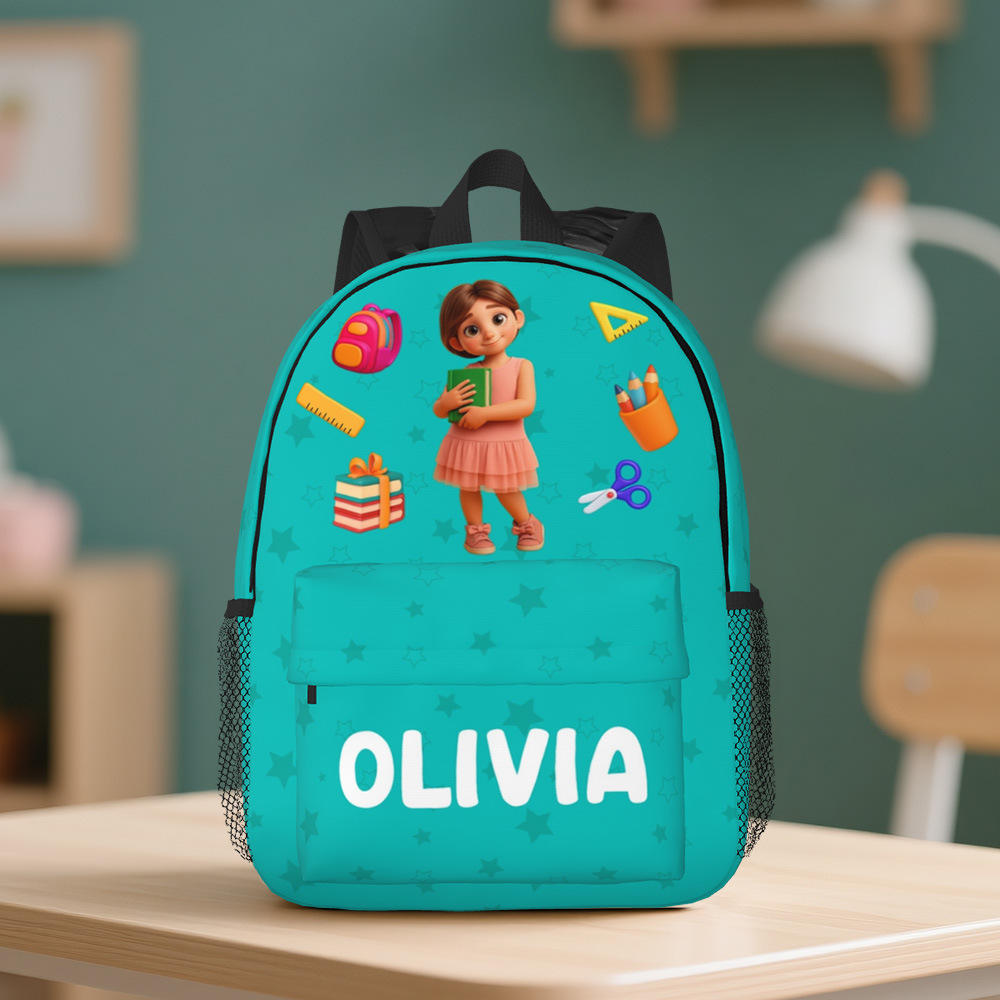Custom Photo Kids Backpack Personalized Back To School Gifts For Kids