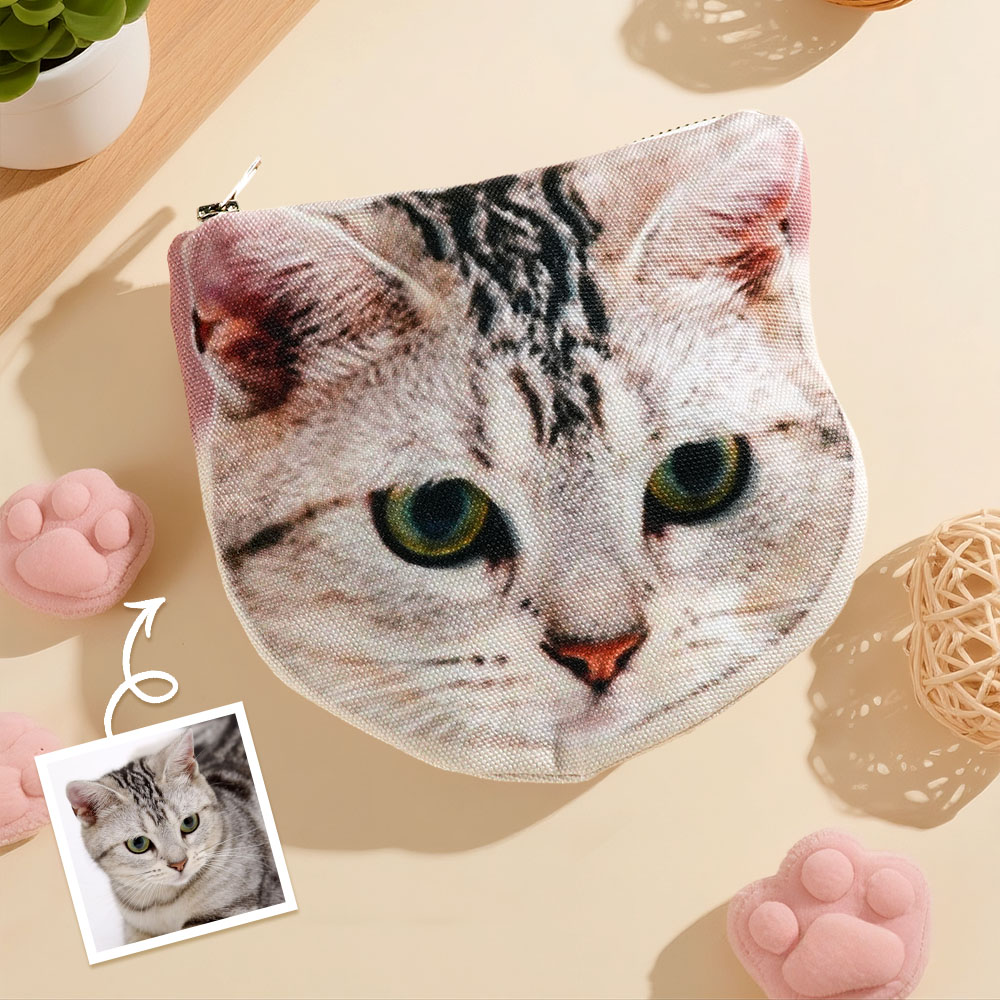Custom Pet Face Tote Bag