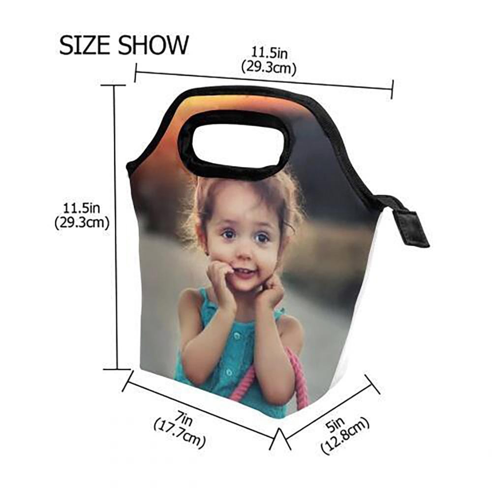 Custom Insulation Bag Photo Lunch Bag Christmas Gifts - Giftlab