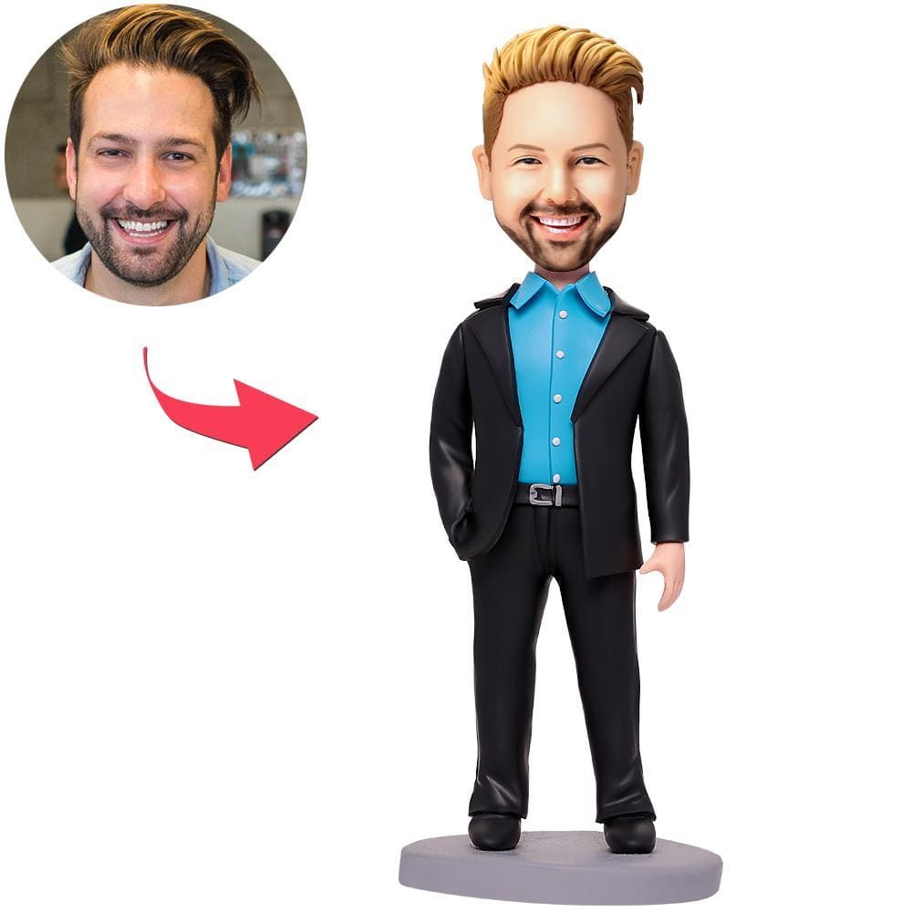 Custom Bobblehead Business Man Gifts For Mens With Engraved Text - Giftlab