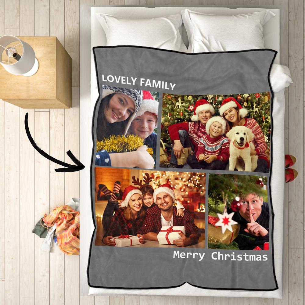 Personalized Photo Blankets Christmas Gifts For Kids - Giftlab