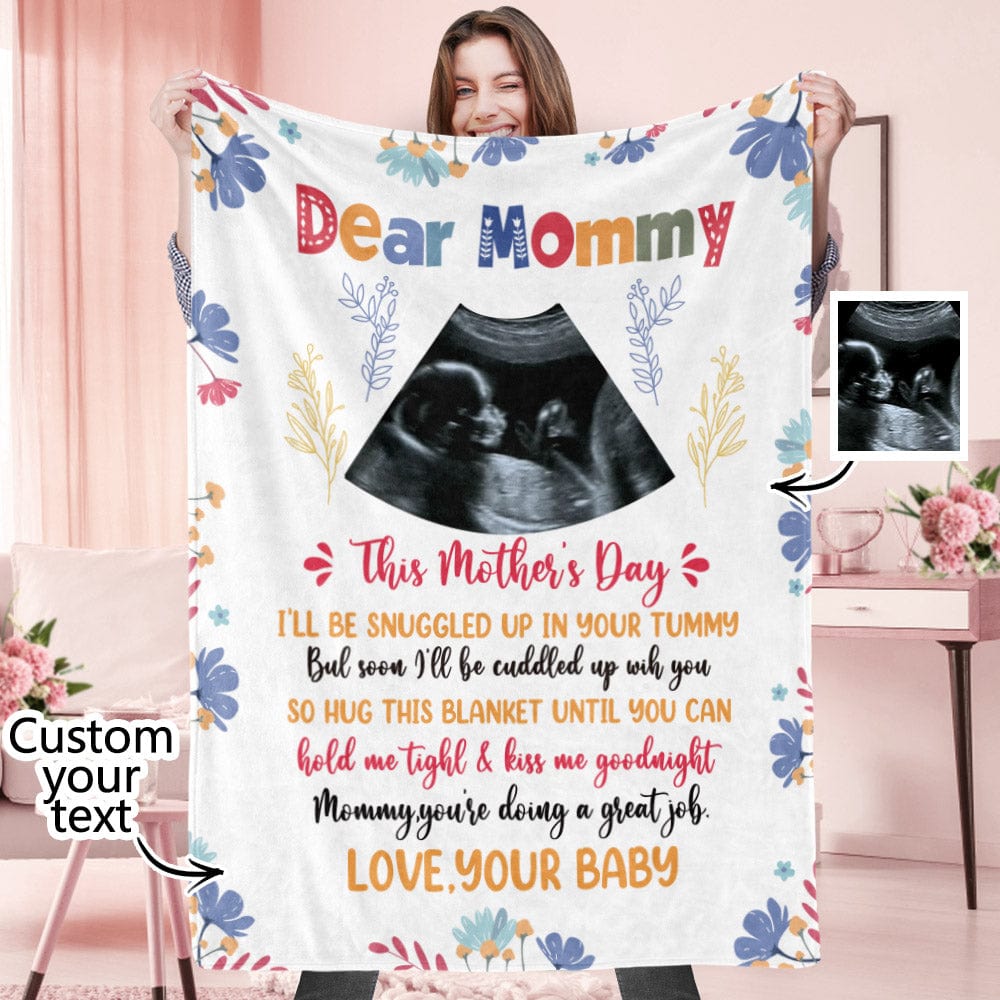 Mother's Day Blanket Gift Personalized Photo Blanket for Mom - Giftlab