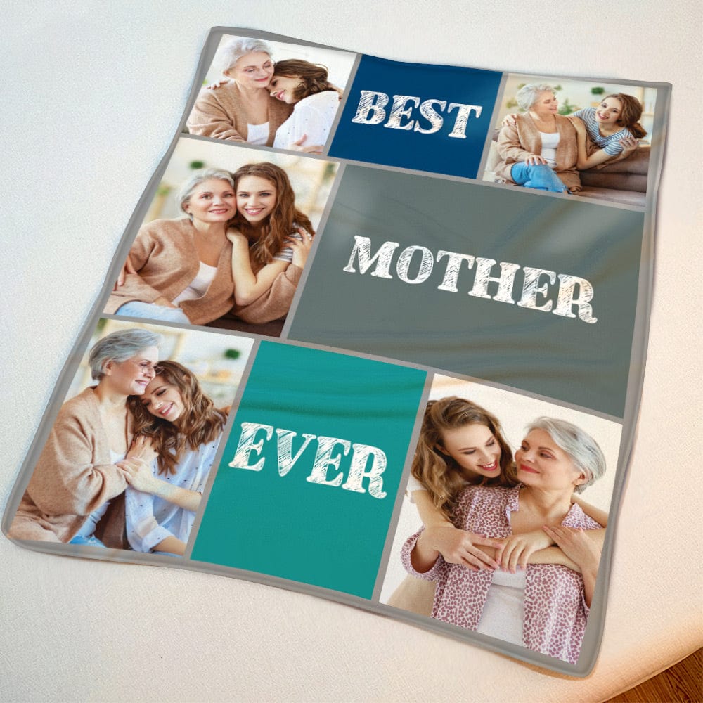 Mother's Day Blanket Custom Photo Blanket for Mom Best Mom Blanket Gifts - Giftlab