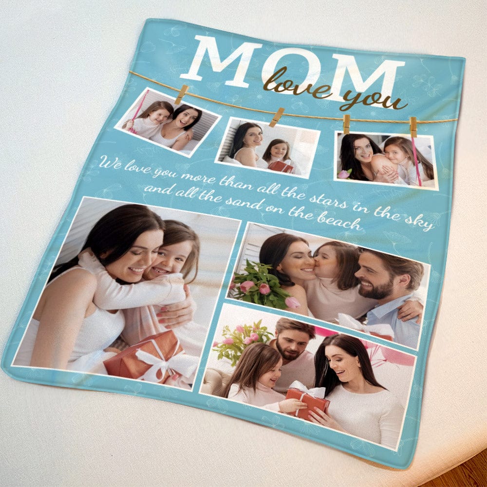 Mother's Day Blanket Custom Photo Blanket Personalized Blanket Mother's Day Gift - Giftlab