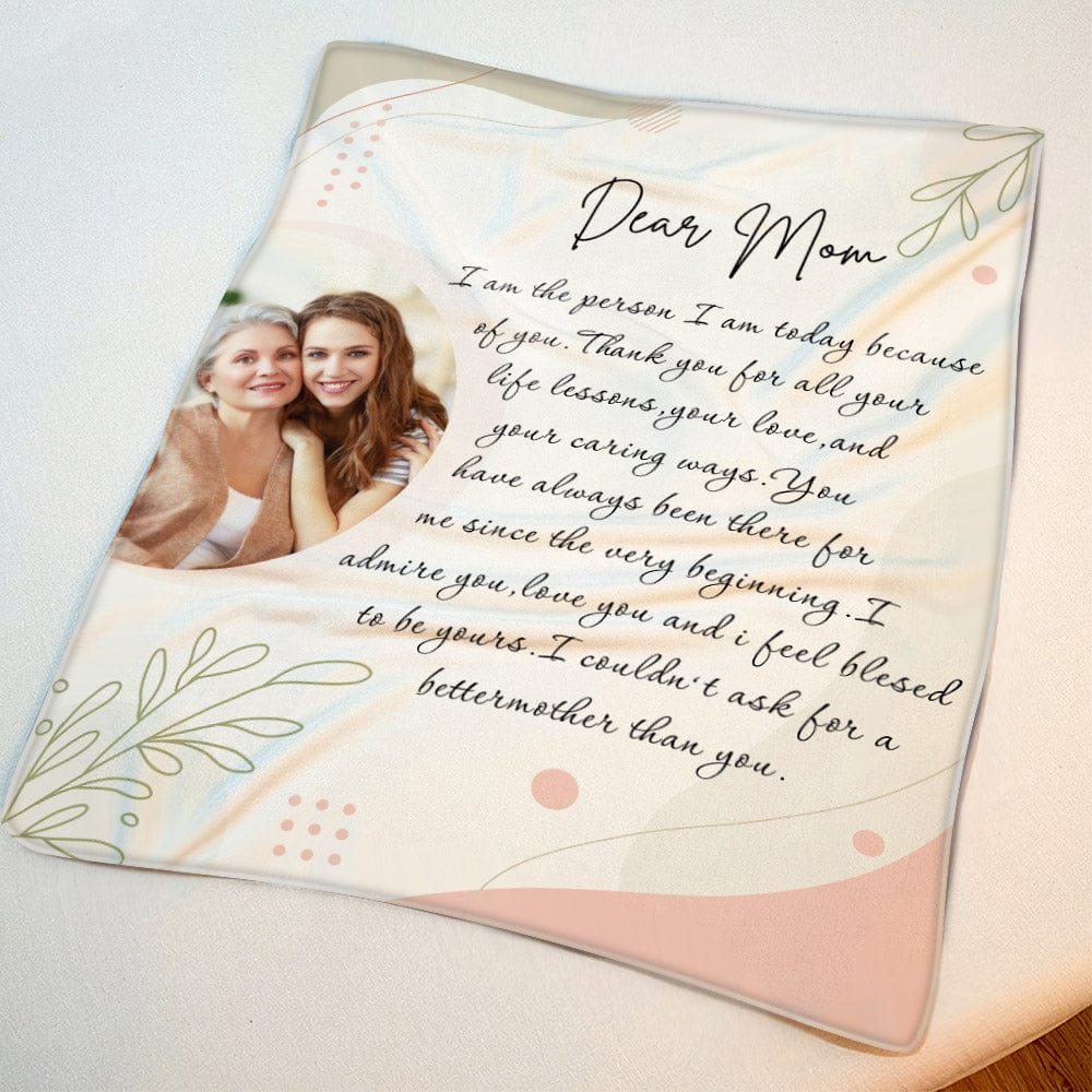 Mother's Day Blanket Custom Photo Blanket Best Gifts for Her - Giftlab