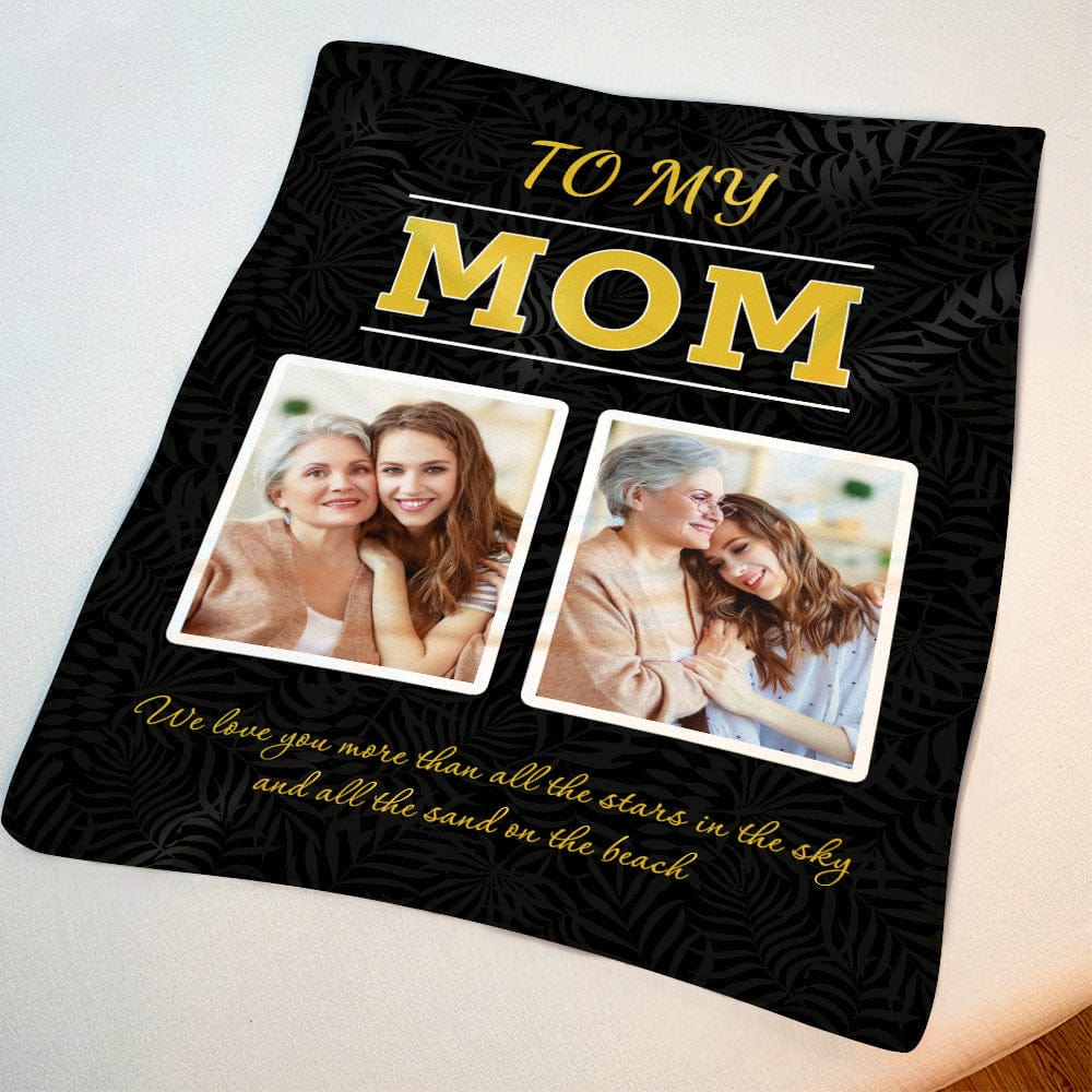 Mother's Day Blanket Personalized Photo Blanket Gifts for Mom - Giftlab