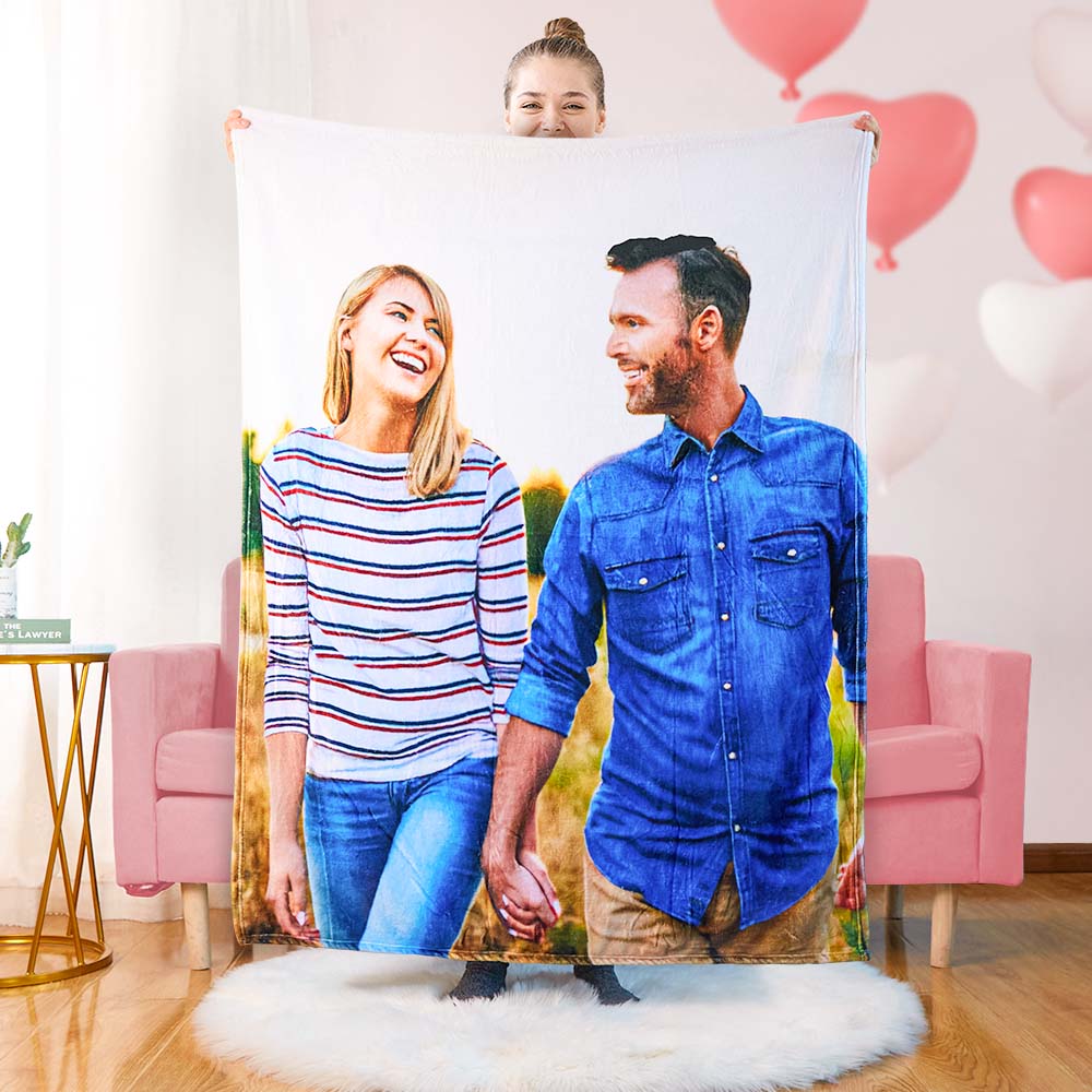 Custom Photo Blankets Personalized Photo Fleece Blanket Custom Blankets - Giftlab