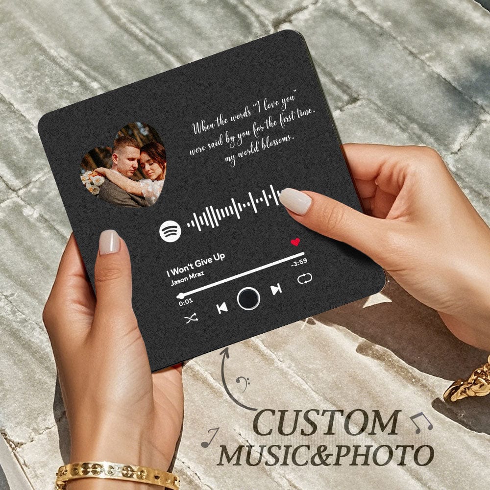 Customized Music Fridge Magnet Personalized Fridge Magnet With Photo Creative Gift - Giftlab