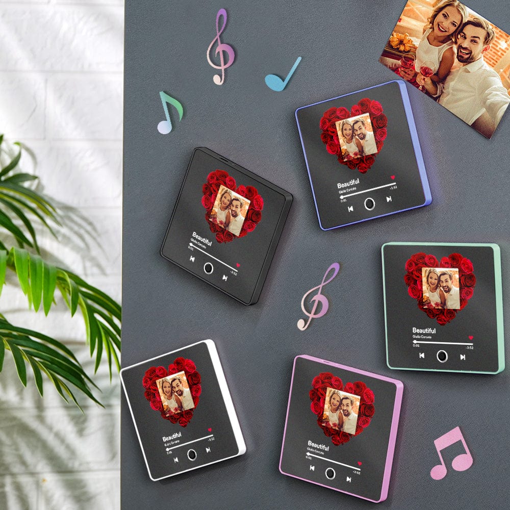 Customized Album Fridge Magnet Personalized Music Fridge Magnet Can Play Music and Adjust Volume - Giftlab