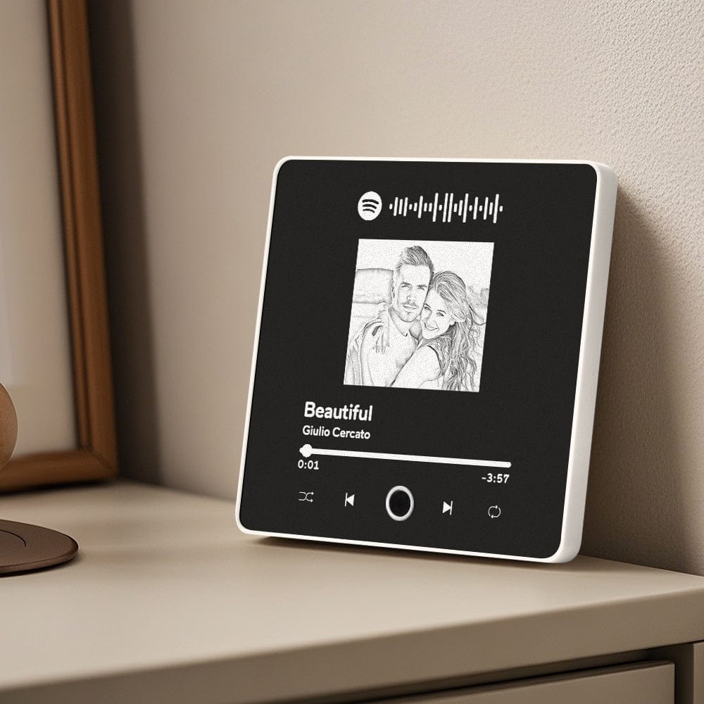 Customized Album Fridge Magnet Personalized Music Fridge Magnet Can Play Music for Couples - Giftlab