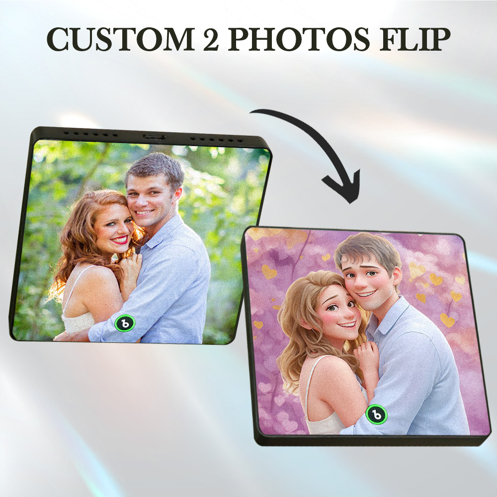 Custom Disney Lenticular Music Fridge Magnet Personalized Portrait Song Playback Gift