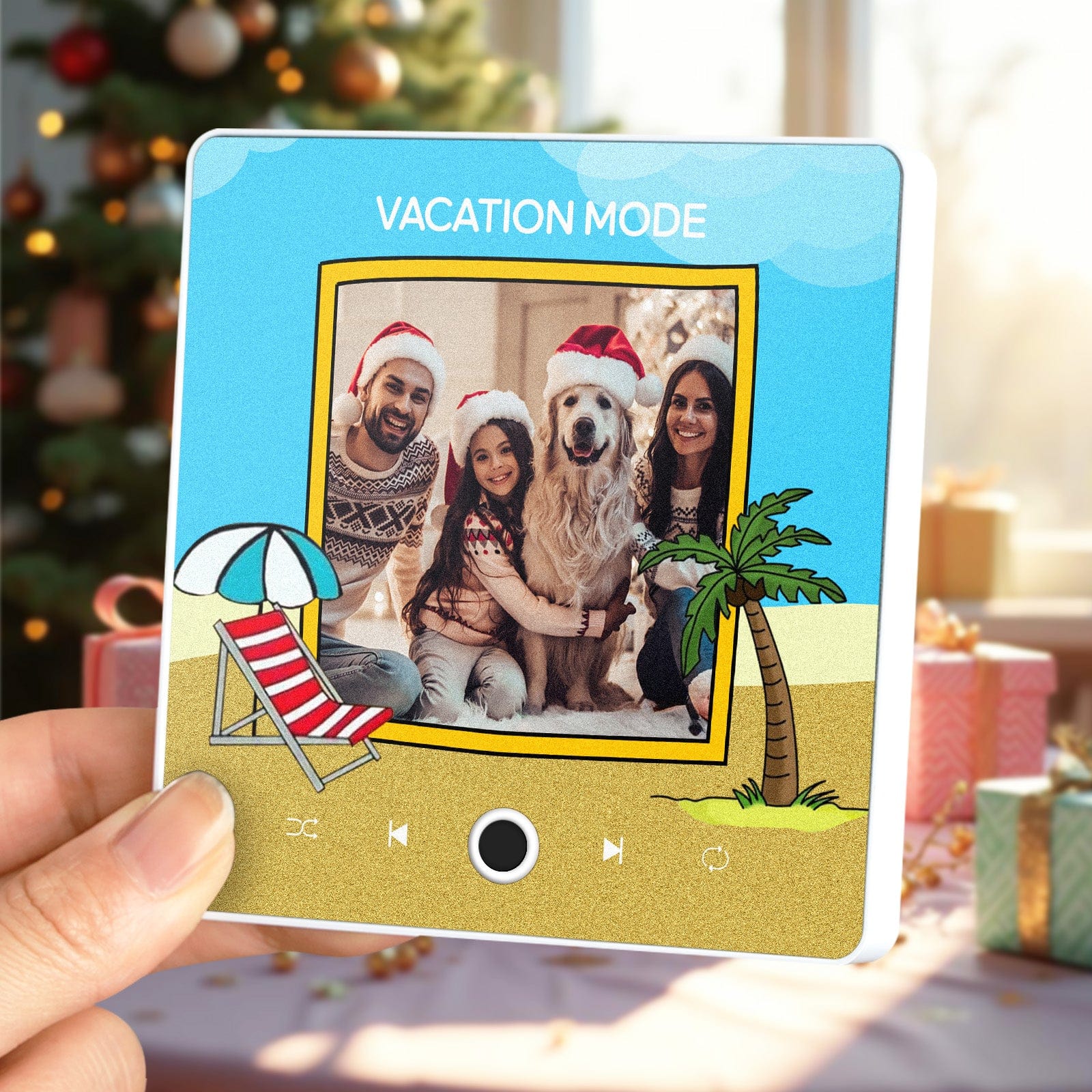 Personalized Music Fridge Magnet Christmas Gifts Family Gifts Custom Music Magnets Can Play Songs - Giftlab