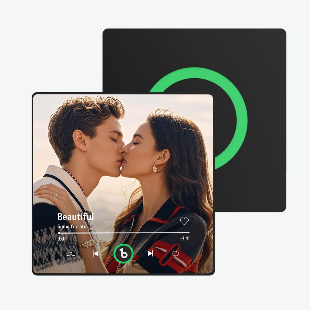 Custom Music Fridge Magnet New Upgrade Colorful Frame Album Fridge Magnet Music Wall Photo Sticker Music Movement That Can Be Played Valentines Day Gift For Couples - Giftlab