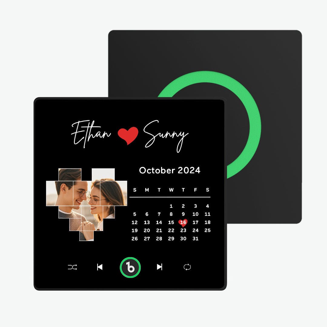 Custom Music Fridge Magnet Personalized Calendar Photo Colorful Album Fridge Magnet Music Wall Photo Sticker That Can Be Played Without Cellphone For Valentines Day Gift - Giftlab