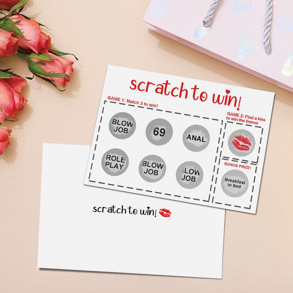 Naughty Scratch Card Surprise Funny Scratch To Win Card - Giftlab