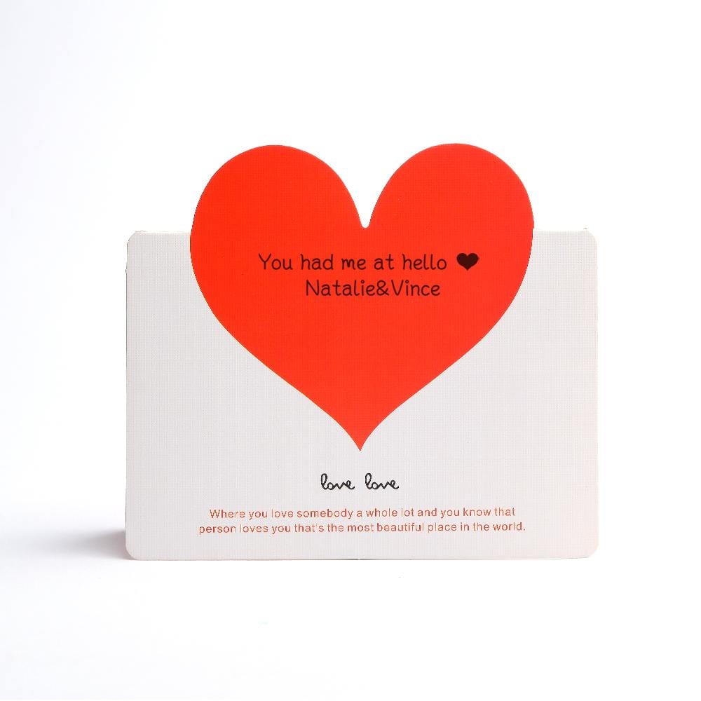 Custom Greeting Gift Card for Blockfigures