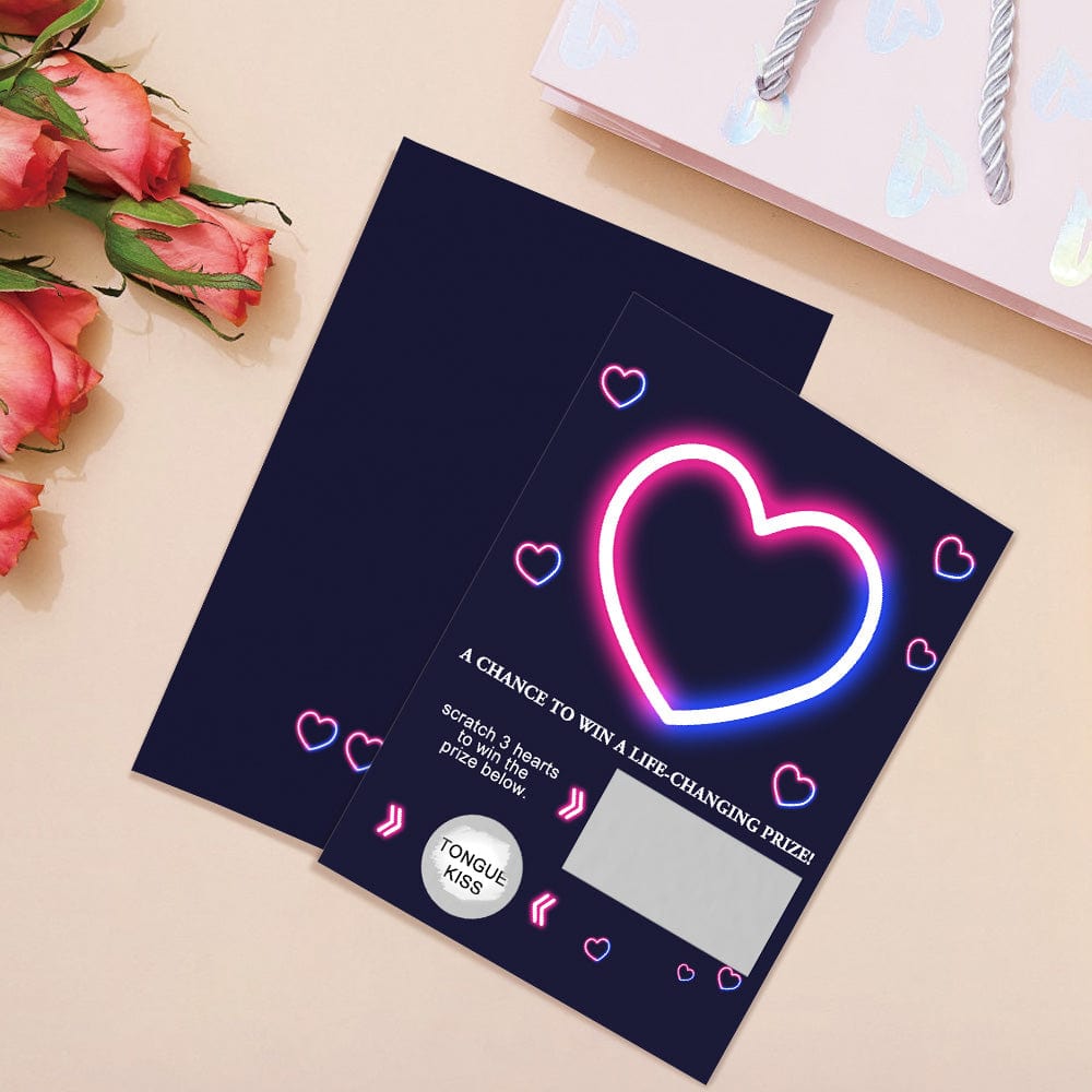 Funny Love Scratch Off Lottery Tickets Card - Giftlab