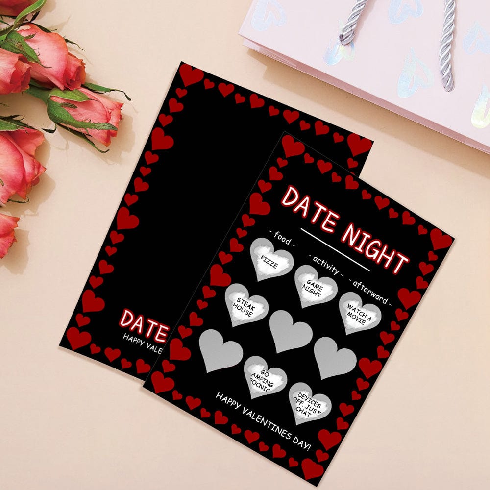 Black Naughty Scratch Card Funny Valentine's Day Scratch off Card - Giftlab