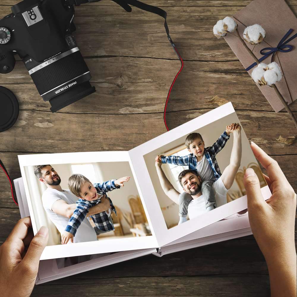 Father's Day Photo Book Custom Photo Album Father's Day Gifts 2022 Custom Photo Book - 40 Pages - Giftlab
