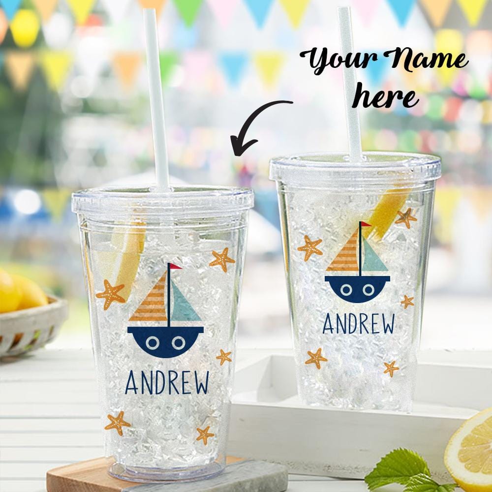 Custom Tumblers Summer Gift Name Engraved Cup Family Gift - 480ml - Giftlab