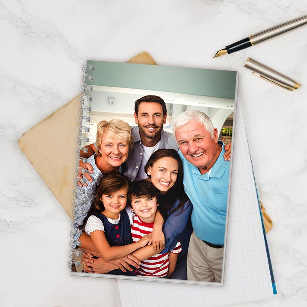 Photo Notebook Custom Spiral Notebook Family Gifts 14*21CM - Giftlab
