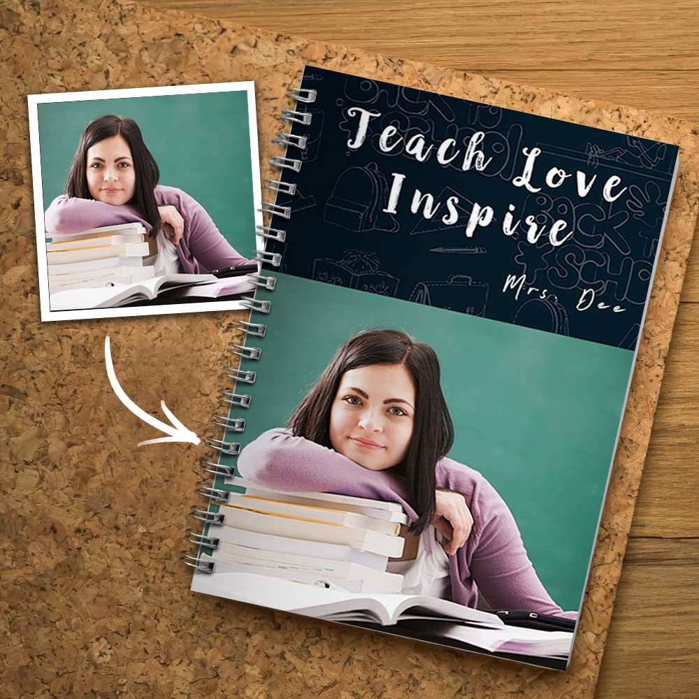 Custom Notebook Back To School Gifts for Teacher 14*21CM - Giftlab