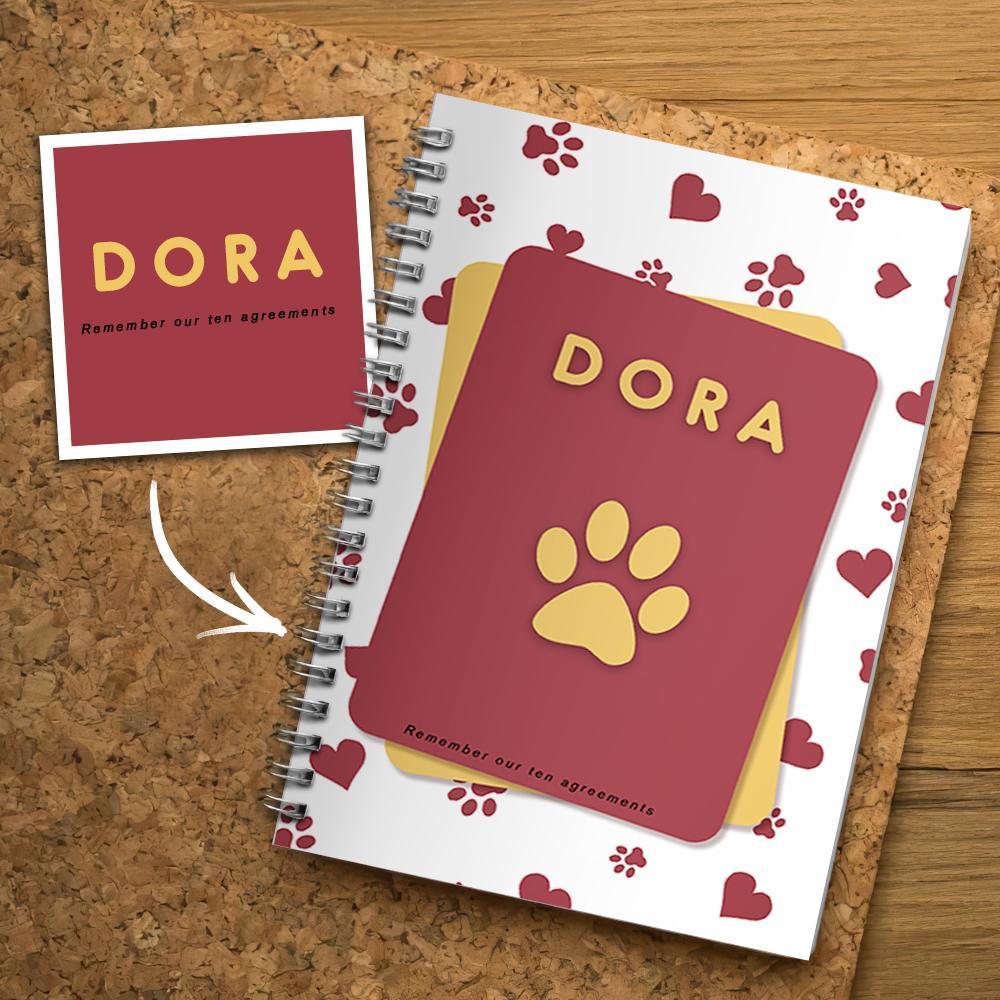 Custom Spiral Notebook Ruled Gifts For Pet Lovers 14*21CM - Giftlab