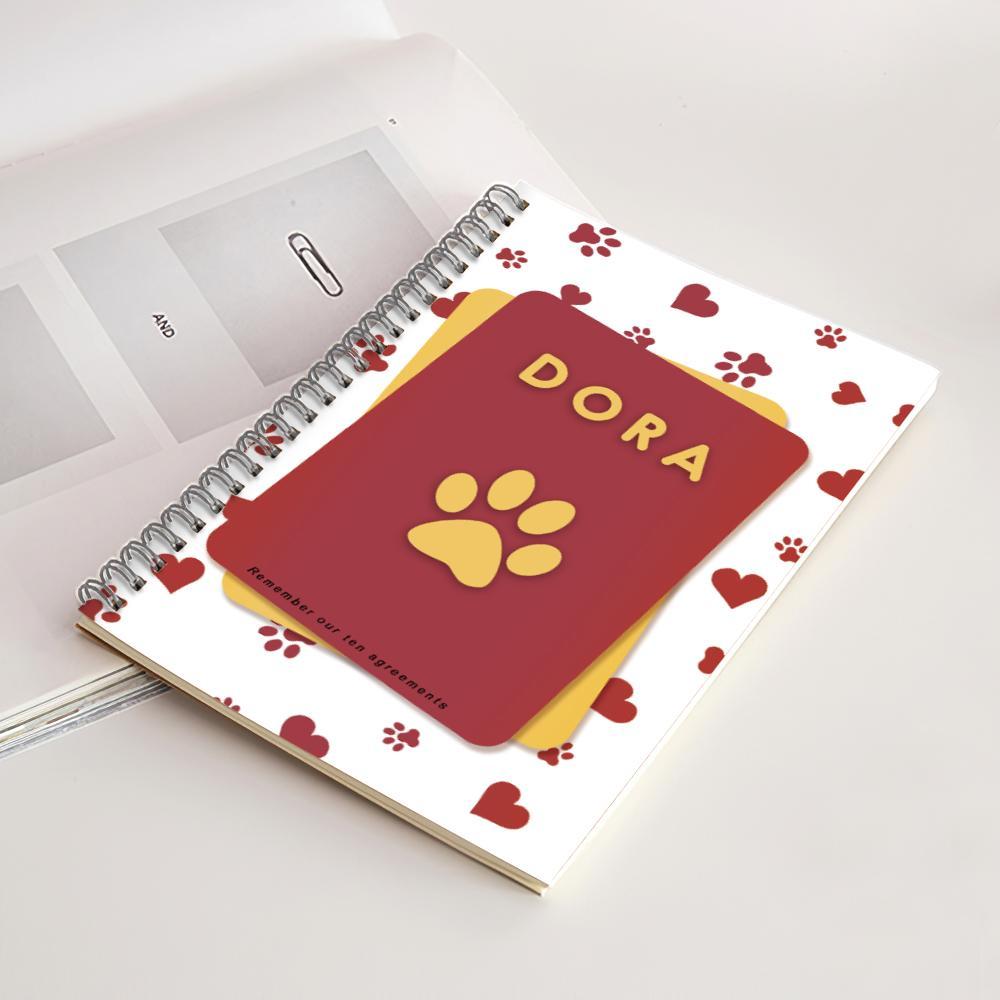 Custom Spiral Notebook Ruled Gifts For Pet Lovers 14*21CM - Giftlab