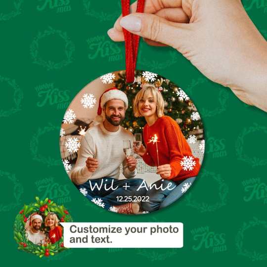 Photo Ornament Custom Christmas Ornaments Christmas Gifts For Couple