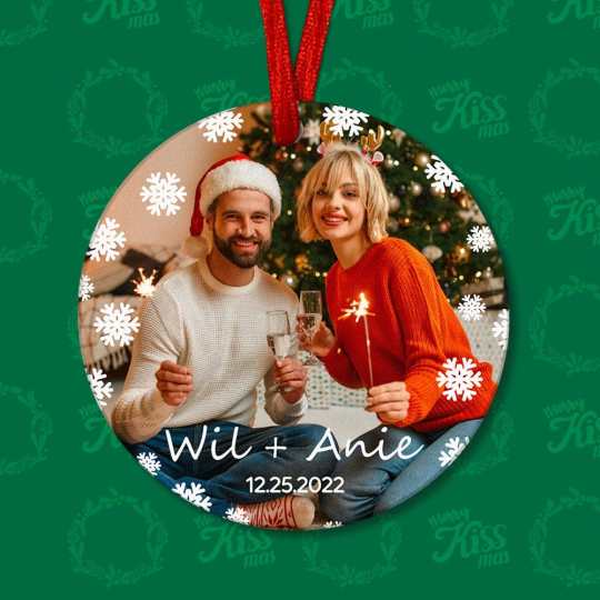Photo Ornament Custom Christmas Ornaments Christmas Gifts For Couple