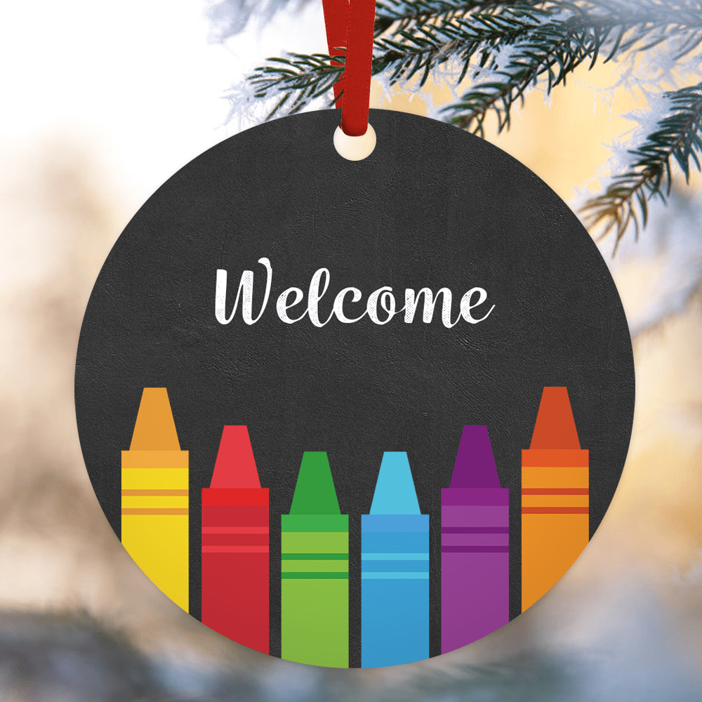 Custom Text Ornament For Round Ornament For Two Side Text Ornament - Giftlab