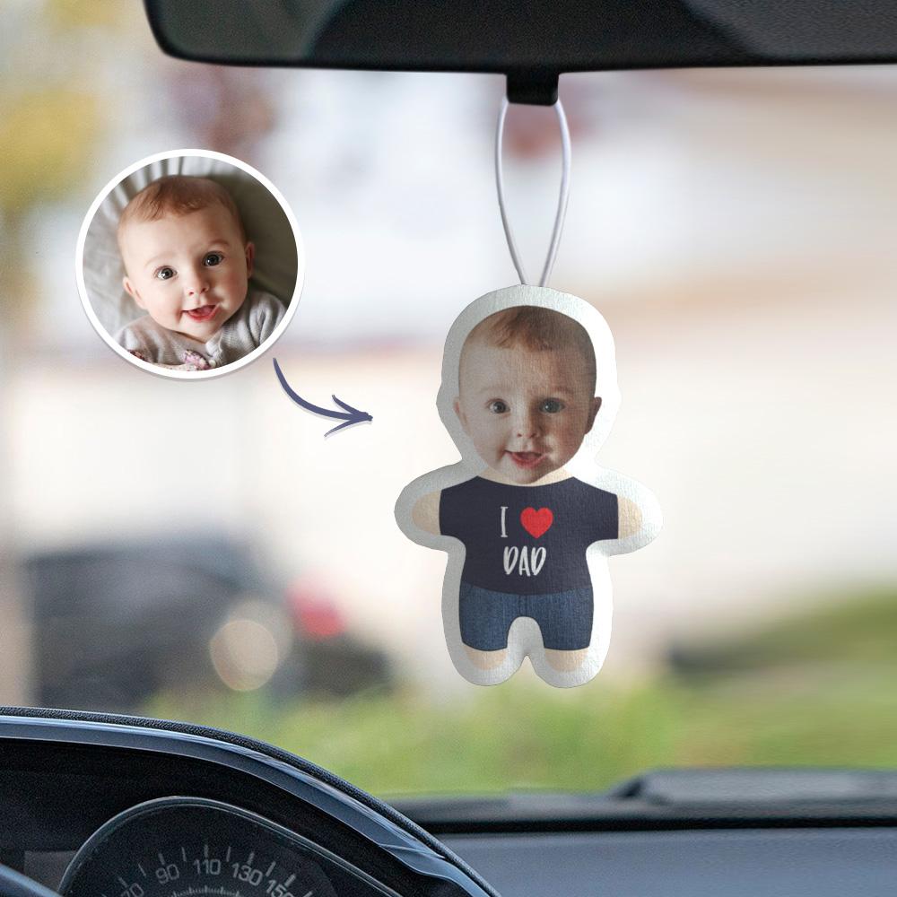 Custom Car Air Freshener with Face Personalizd Gifts for Dad I Love Dad - Giftlab