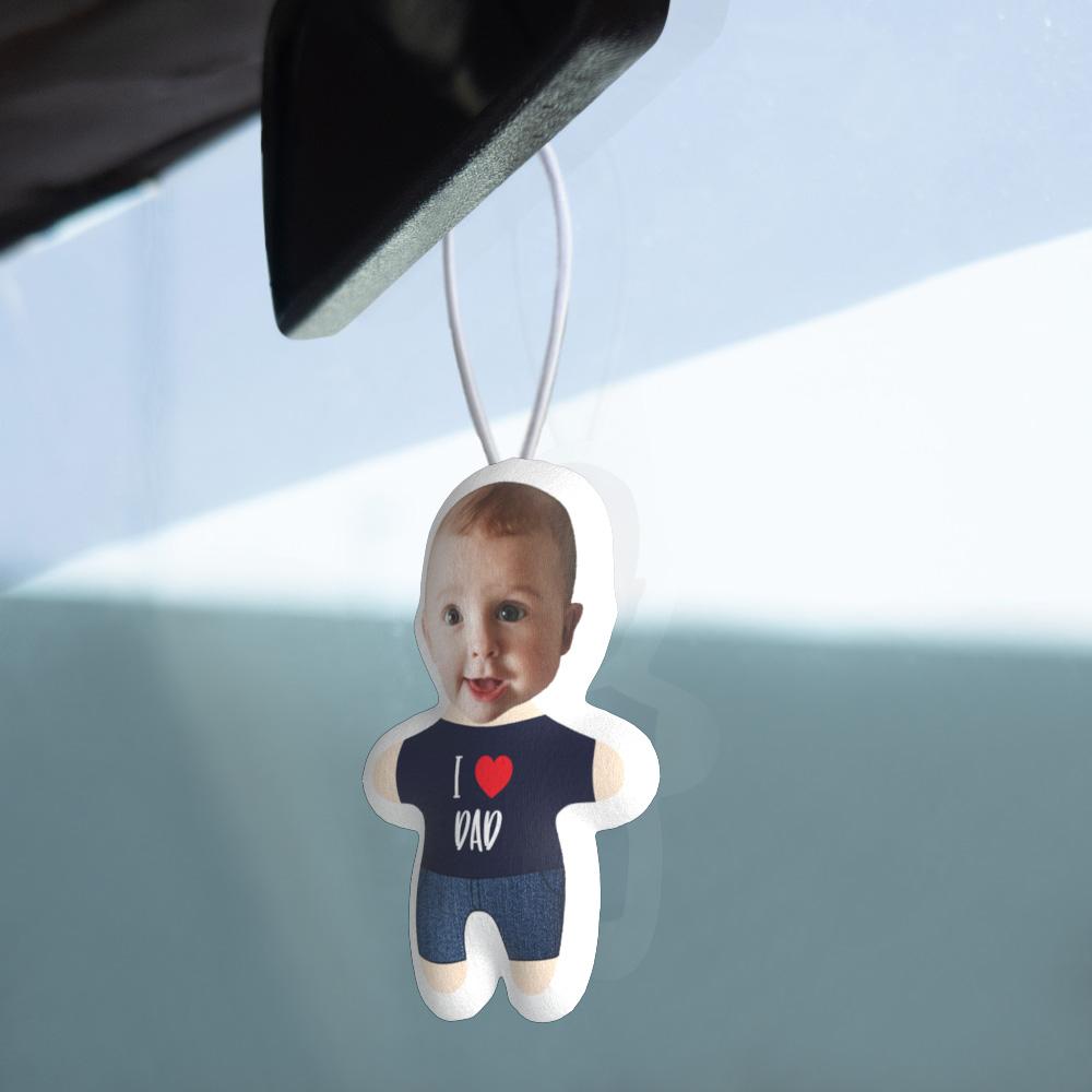 Custom Car Air Freshener with Face Personalizd Gifts for Dad I Love Dad - Giftlab