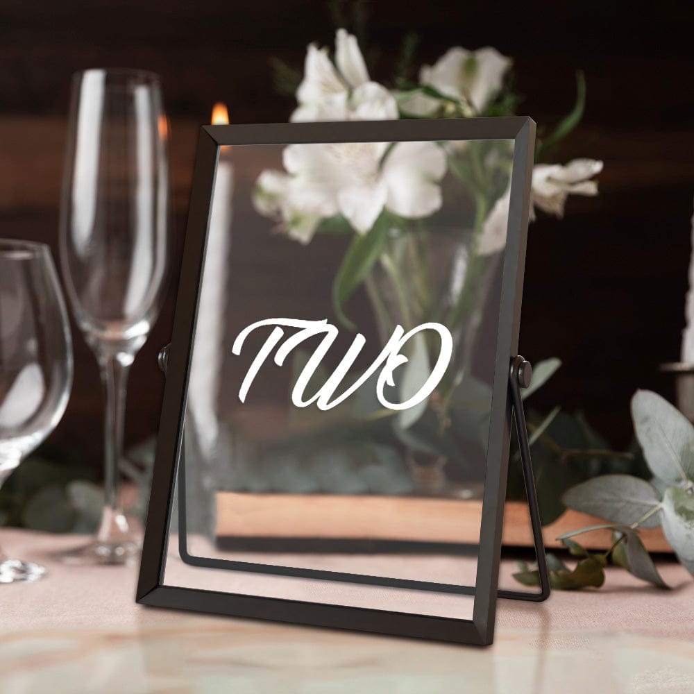 Personalized Wedding Table Numbers Modern Table Numbers Reception Table Numbers Gift for Wedding - Giftlab
