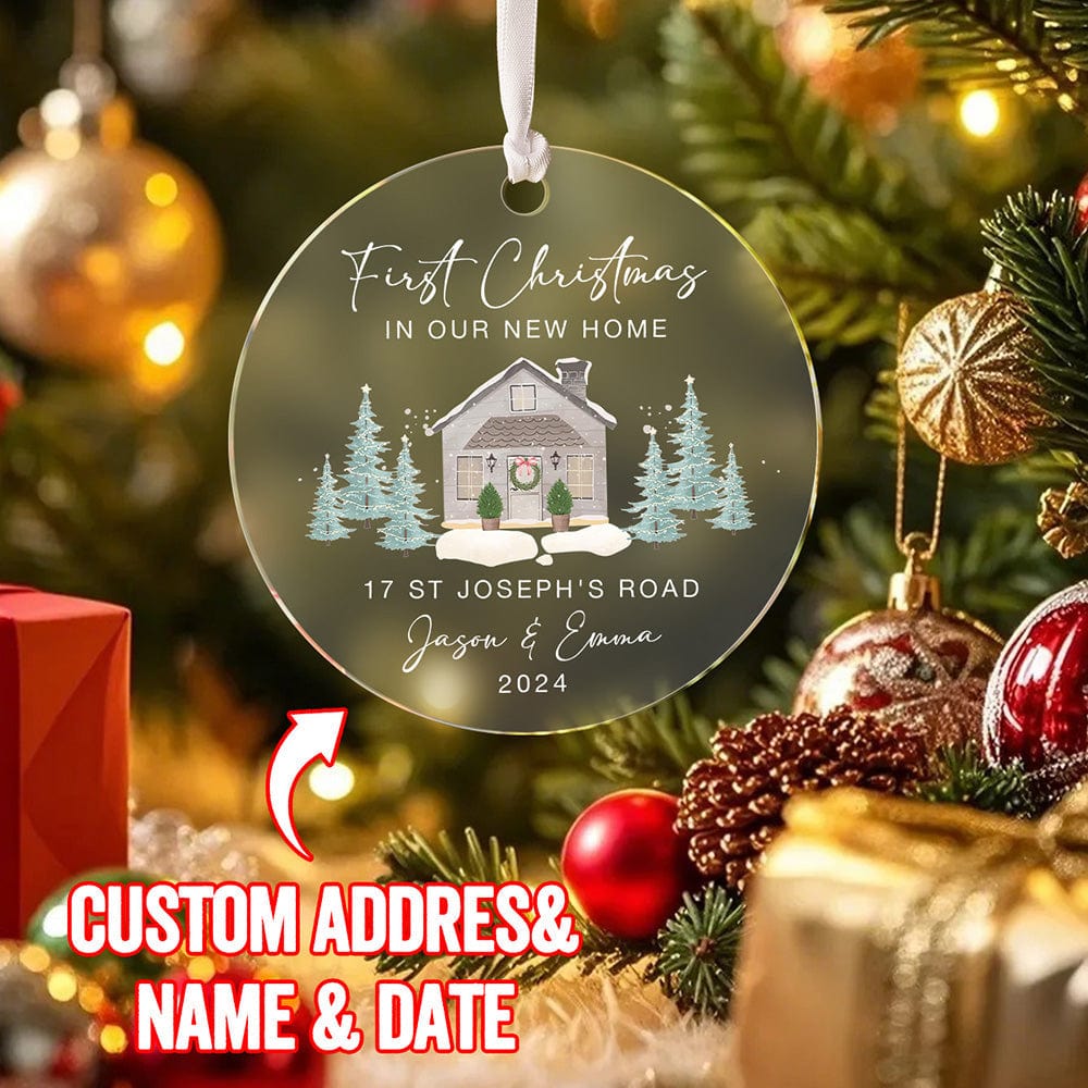 Personalised New Home Christmas Ornament First Home Ornament for New Home Gift - Giftlab