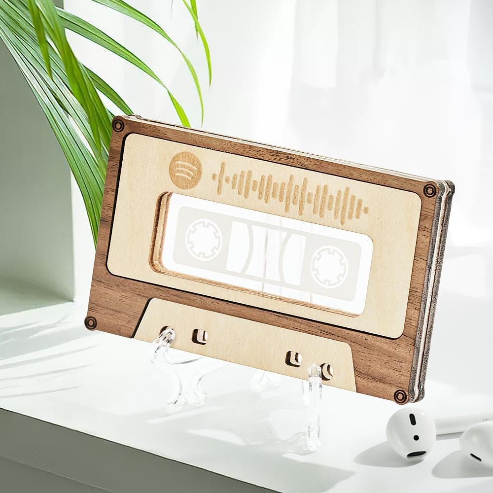 Custom Spotify Plaque Wooden Plaque Mixtape Gifts For Musician Anniversary Gifts - Giftlab