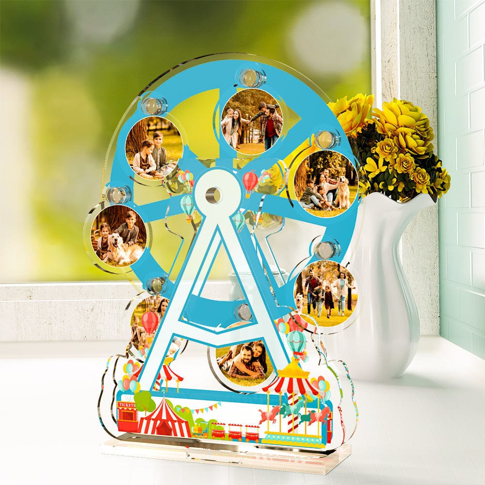 Custom Photo Spinning Acrylic Standee Ferris Wheel Desk Ornament Gift - Giftlab