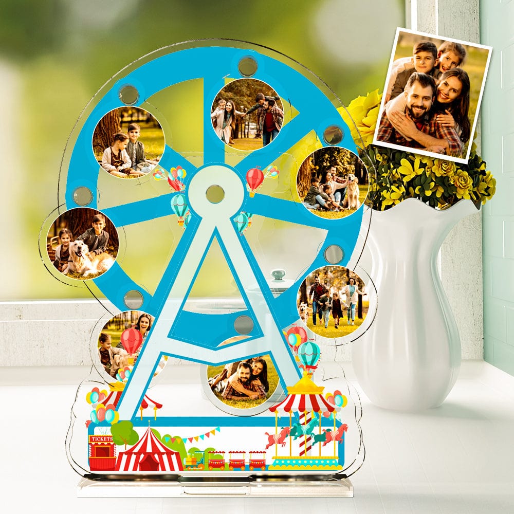 Custom Photo Spinning Acrylic Standee Ferris Wheel Desk Ornament Gift - Giftlab