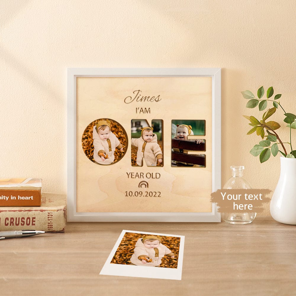 Custom Collage Photo Tiles Personalized Birthday Photo Print Wall Art Gift for Baby Shower - Giftlab